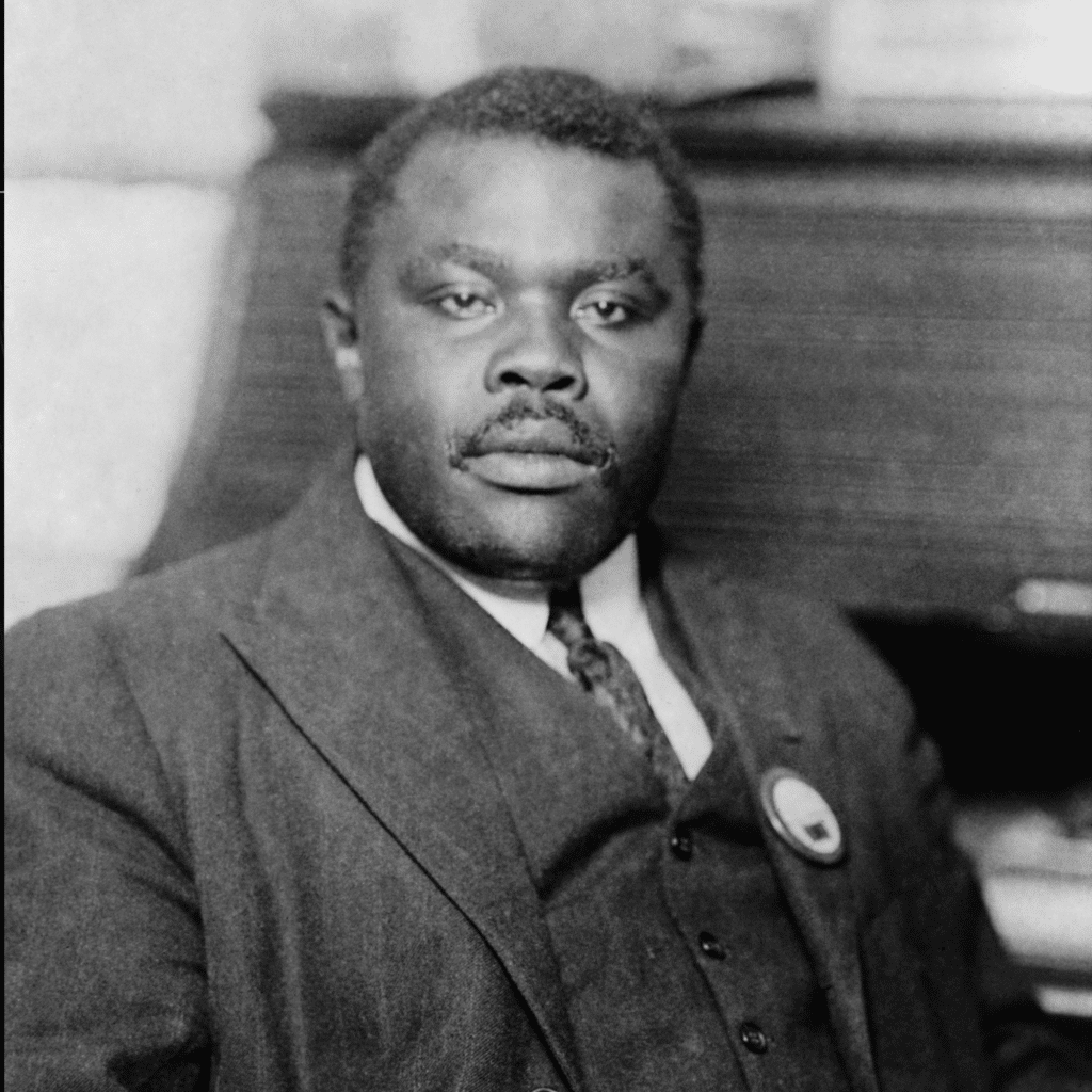 Marcus Garvey who advocated for a secular form of Black nationalism.