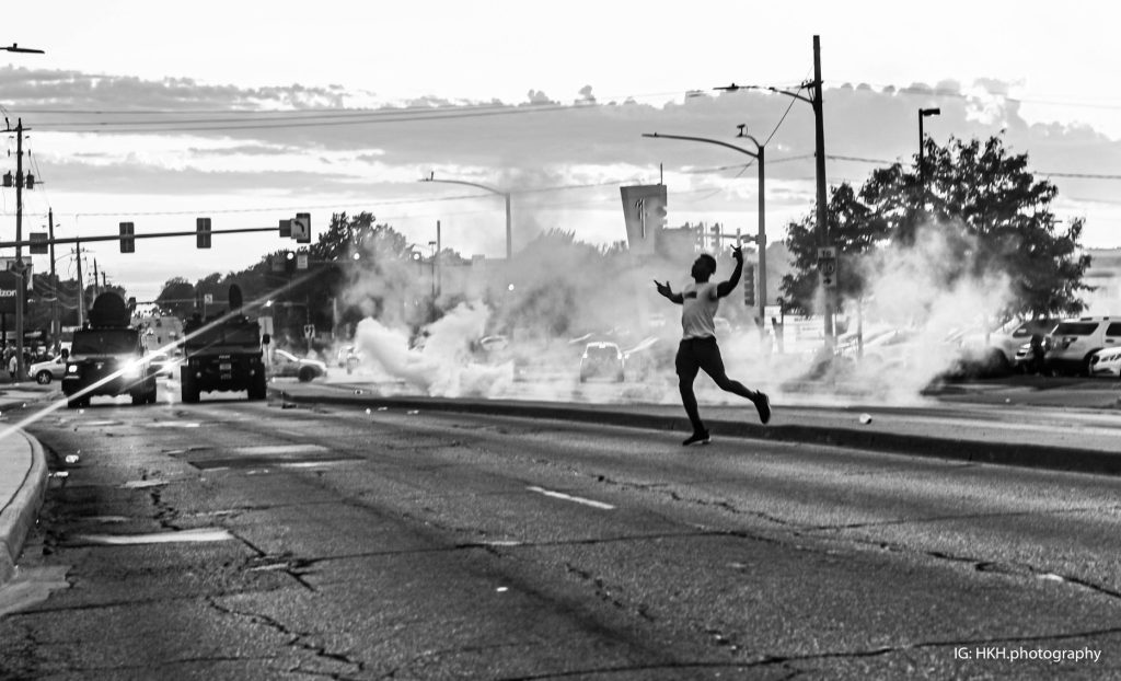George Floyd protesters