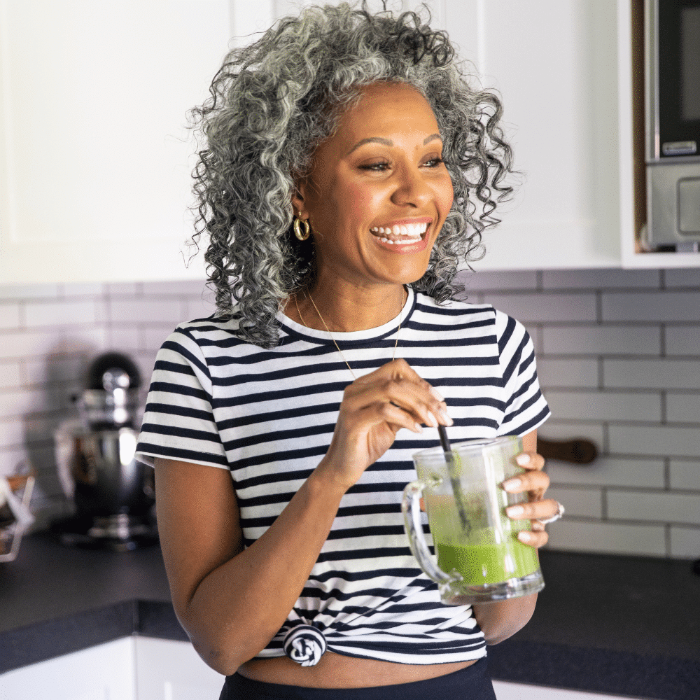 Be happy. Black woman.