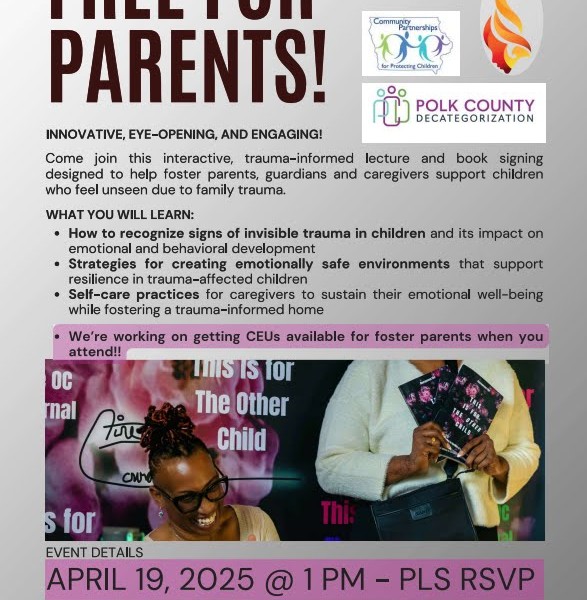 Book signing and lecture flier